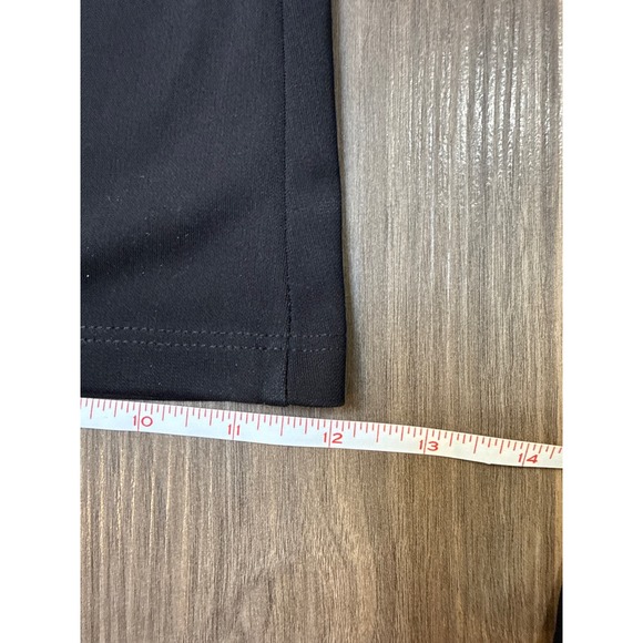 Y2K Lipstick Jumpsuit Large Black Flare Bell Drape Chiffon Asymmetric Witchy Vtg - Picture 7 of 7